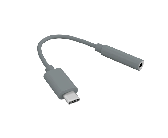 تبدیل Type C to 3.5mm  gray