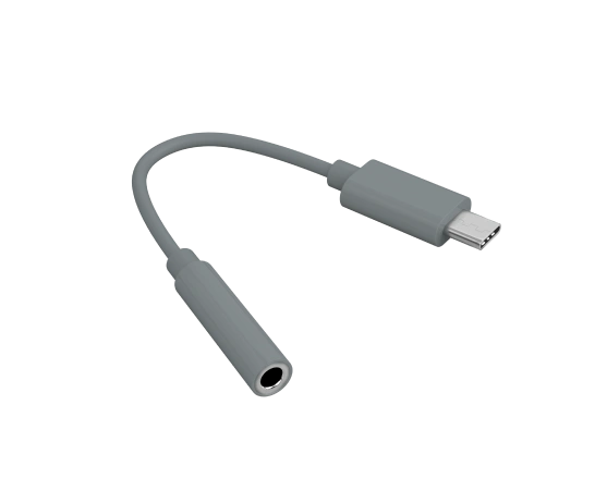 تبدیل Type C to 3.5mm  gray